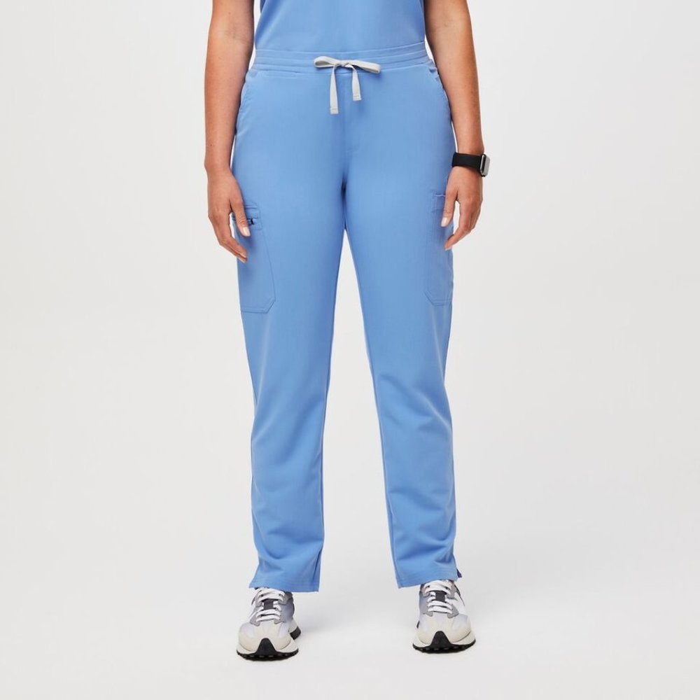 FIGS Ceil Blue Yola™ - Petite Skinny Scrub Pants [LIKE NEW]
